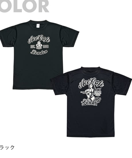 ACE CAFE LONDON DRY-Tシャツ “Pin-up Girl” (AA014DT)