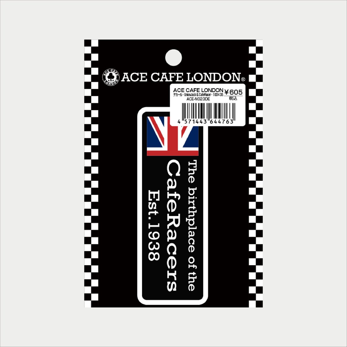 ACE CAFE LONDON デカール “UnionJack & CafeRacer” (N