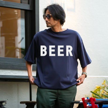 BEER × inthehouse リバーシブルTシャツ
