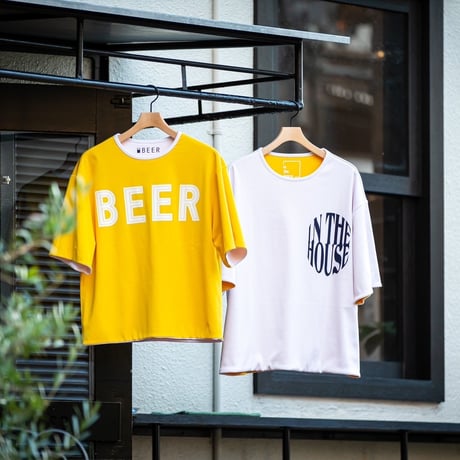 BEER × inthehouse リバーシブルTシャツ