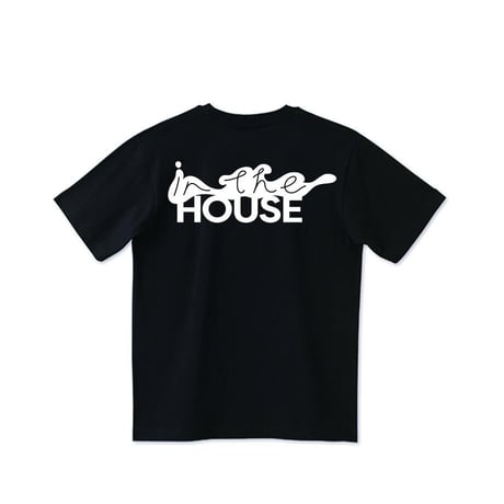 in the house オリジナルTシャツ（ アメーバ柄 ）