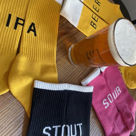 in the house BEER ソックス （ inthehouse / IPA / SOUR / STOUT ）
