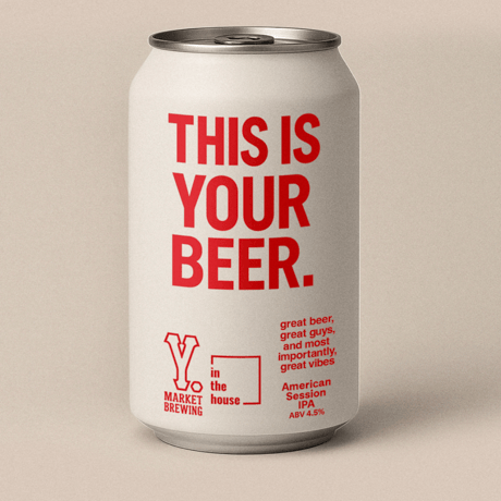 「 THIS IS YOUR BEER 」 Y.MARKET BREWING × in the house 12本×1set