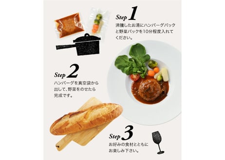 テレビで紹介！！冷凍通販　和歌山県唯一のブランド和牛100％使用　熊野牛ハンバーグ　5個ギフト箱入り