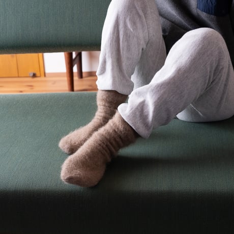 COZY&WARM（コージー＆ウォーム）ALPACA WOOL ROOM SOCKS