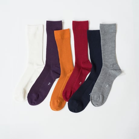 TO（トゥー）MERINO WOOL RIB SOCKS