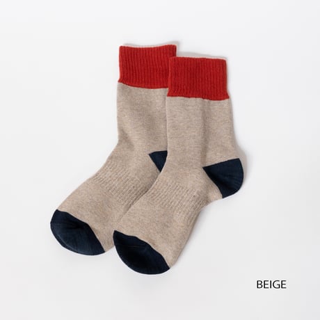 TO（トゥー）THREE-TONE SOCKS