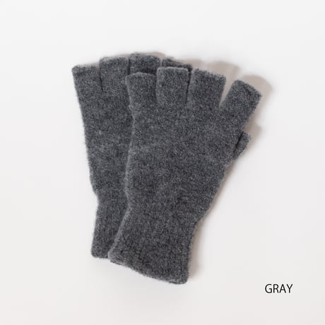 TO（トゥー）WOOL BOUCLE FINGERLESS GLOVES
