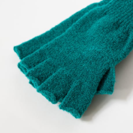 TO（トゥー）WOOL BOUCLE FINGERLESS GLOVES