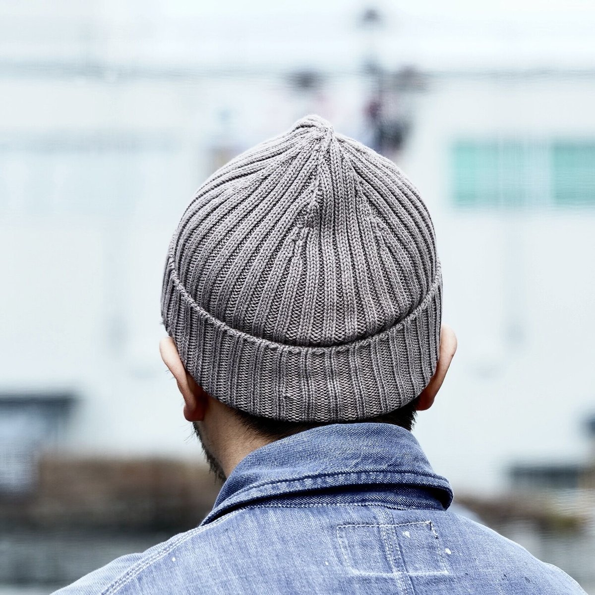 ami カーキ ニット帽