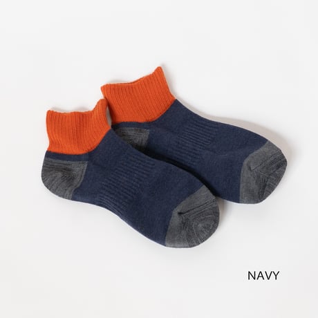 TO（トゥー）THREE-TONE ANKLE SOCKS
