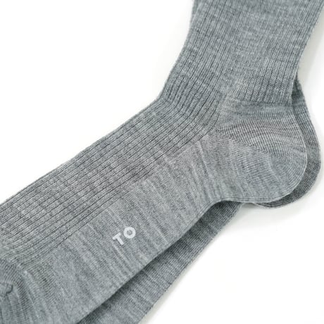 TO（トゥー）MERINO WOOL RIB SOCKS