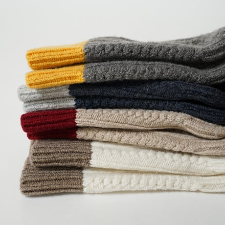 COZY&WARM （コージー＆ウォーム）WOOL CABLE ROOM SOCKS