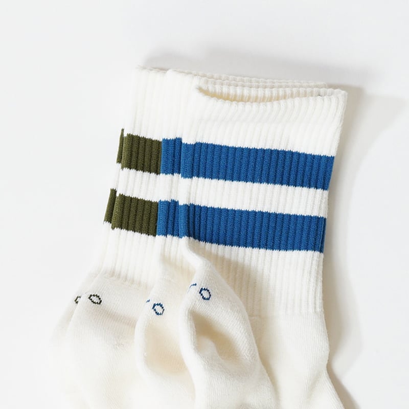TO（トゥー）LINE CREW SOCKS 2P | TAIKO ONLINE SHOP