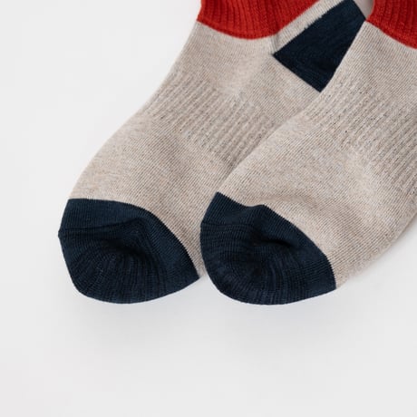 TO（トゥー）THREE-TONE ANKLE SOCKS