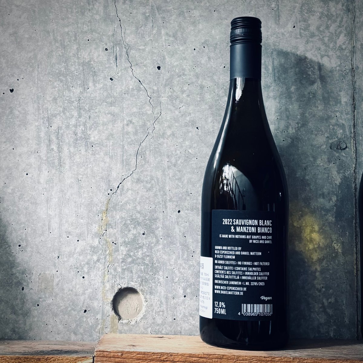 STEINZEUG Manzoni&Sauvignon natural2022 シュタインソー