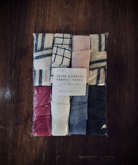【fog linen work 】　リネン テープセット 100ｇ カラーアソート