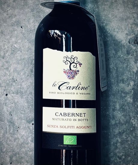 Le Carline Cabernet Senza Solfiti Aggiunti 2023 レ・カルリーネ　カベルネ　センツァ・ソルフィティ