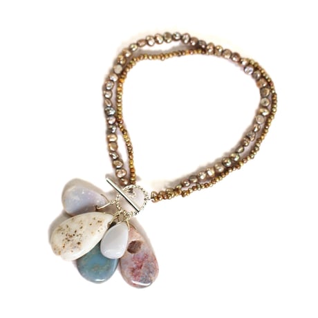 14kgf k14gf 極上♡プレシャスオパール ブレスレット 天然石 オパール