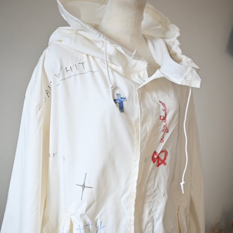 【unisex】THRIFTY LOOK [スリフティールック] / MEMORIAL SNOW PARKA hand written②