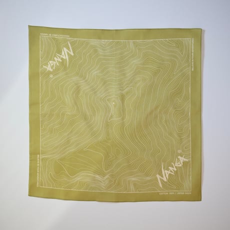 【unisex】NANGA [ナンガ] / NANGA PARBAT CONTOUR MAP BANDANNA