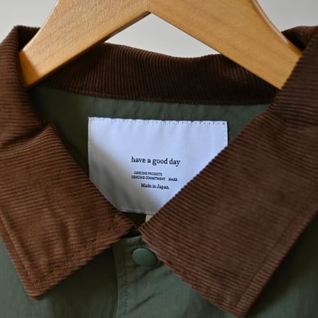 【unisex】have a good day [ハブアグッドデイ] / Nylon coach jacket