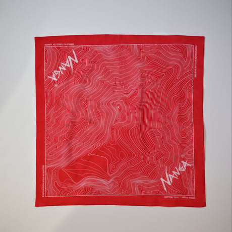 【unisex】NANGA [ナンガ] / NANGA PARBAT CONTOUR MAP BANDANNA