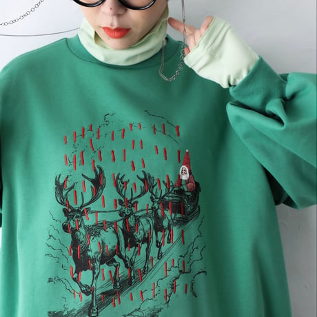 【women's】michirico [ミチリコ] / Holy night pullover