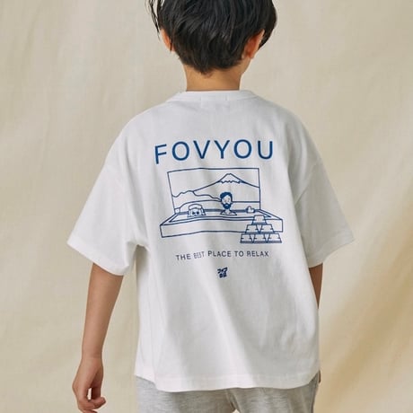 【kid's,unisex】FOV [フォブ] / フォブの湯 Tシャツ