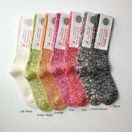 【unisex】LUCKY SOCKS [ラッキーソックス] / ミックスリブソックス New Model