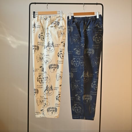 【unisex】HUMAROUS [ヒューマラス] / Many dogs Duck Pants
