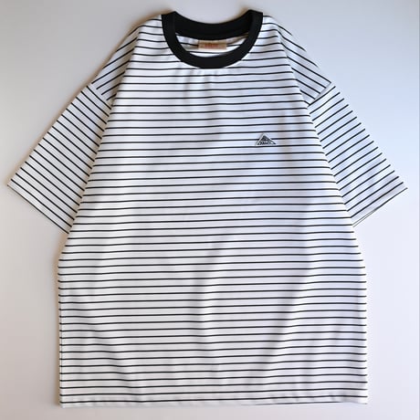 【unisex】KELTY [ケルティ] / ワッペンロゴ ボーダー Tシャツ