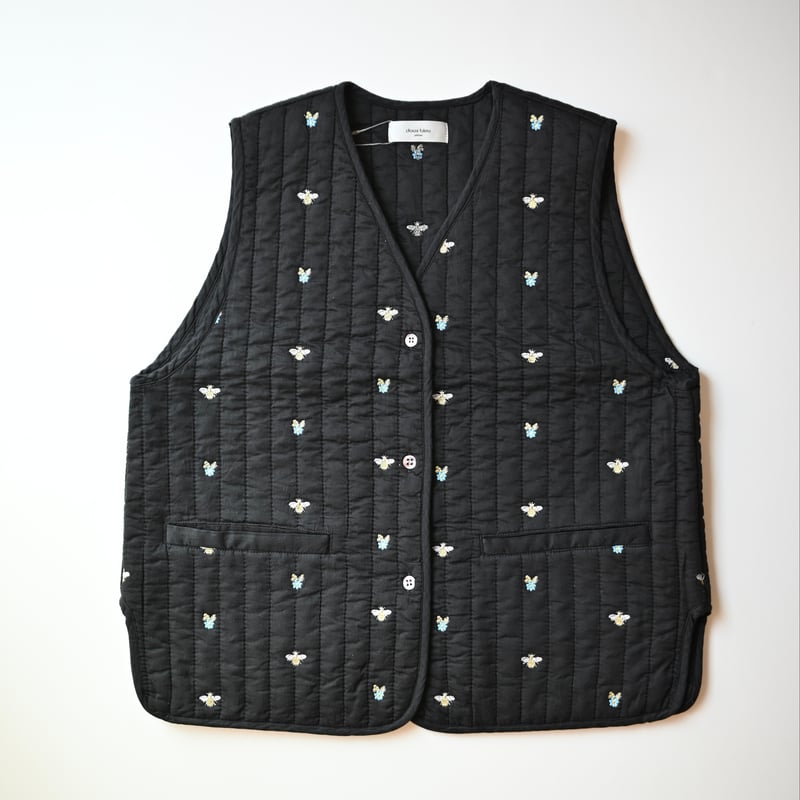 women's】doux bleu [ドゥーブルー] / Bee Embroidery キル