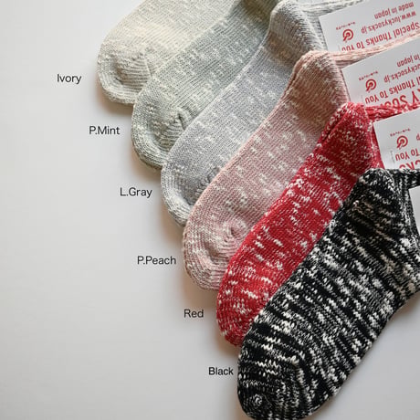 【unisex】LUCKY SOCKS [ラッキーソックス] / ミックスアンクルソックス 1st. Model