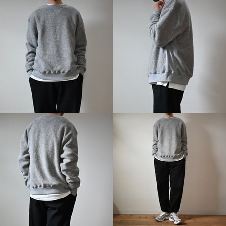 【unisex】have a good day [ハブアグッドデイ] / Wool pile pullover knit