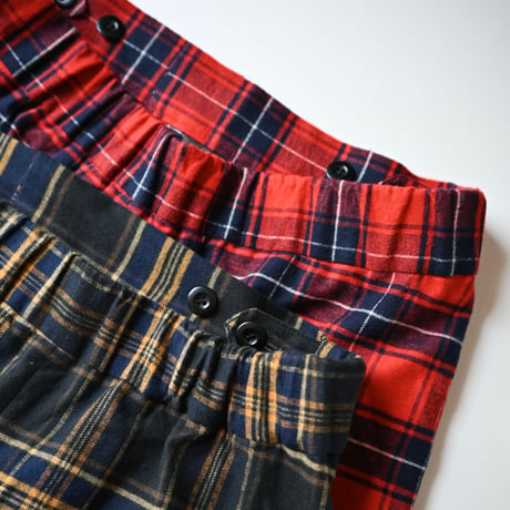 【women's】michirico [ミチリコ] / Tartan salopette