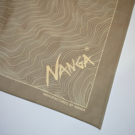 【unisex】NANGA [ナンガ] / NANGA PARBAT CONTOUR MAP BANDANNA