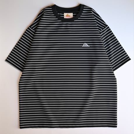 【unisex】KELTY [ケルティ] / ワッペンロゴ ボーダー Tシャツ