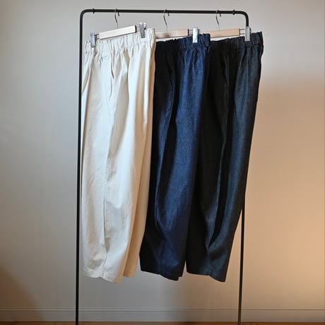 【unisex】have a good day [ハブアグッドデイ] / denim volume pants