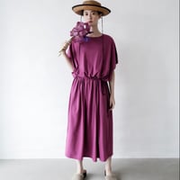 【women's】michirico [ミチリコ] / Knitted dress "magenta"