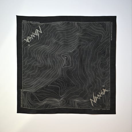 【unisex】NANGA [ナンガ] / NANGA PARBAT CONTOUR MAP BANDANNA