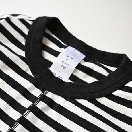 【unisex】have a good day [ハブアグッドデイ] / Border flat seamer S/S Tee