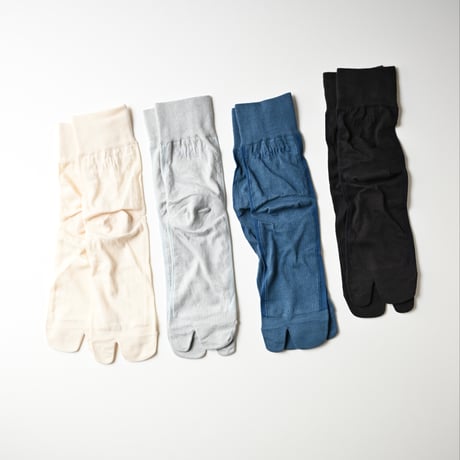 【women's】biollne [ビオルネ] / シアー無地足袋ソックス