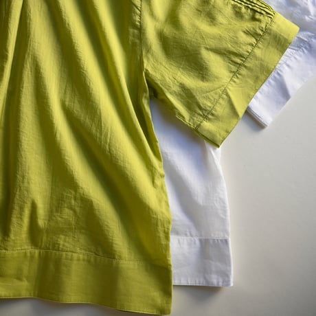 【women’s】doux bleu[ドゥーブルー] / コットンボイル ピンタック ブラウス