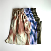 【women's】michirico [ミチリコ] / Hand stripes sarrouel pants