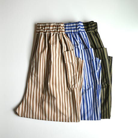 【women's】michirico [ミチリコ] / Hand stripes sarrouel pants