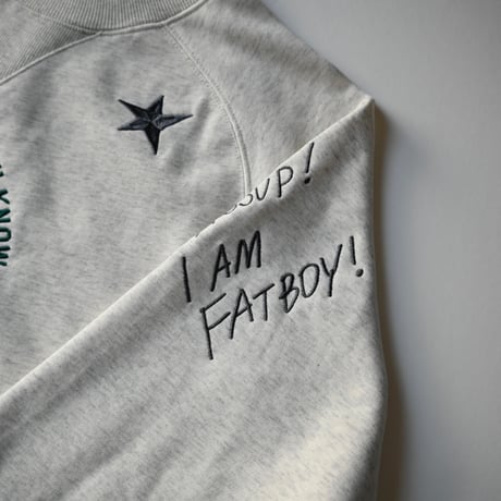 【unisex】HUMAROUS [ヒューマラス] / Hand draw stitch Sweat