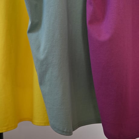 【women’s】 AUG [オーグ] / 袖ギャザーミディTee