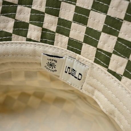 【unisex】WELD MFG. [ウェルド] /  CHECKERBOARD BUCKET HAT