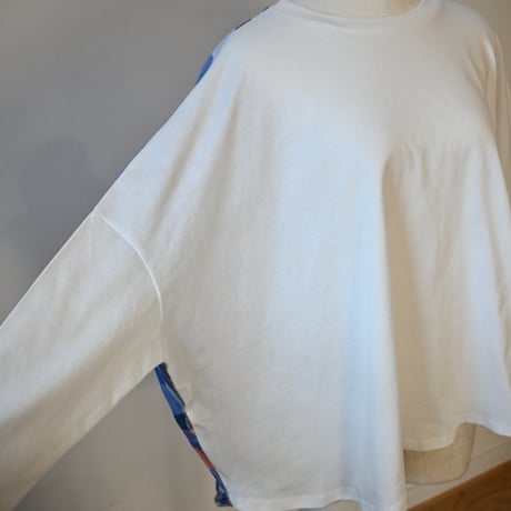 【women's】AUG [オーグ] / 切替バックギャザーTee